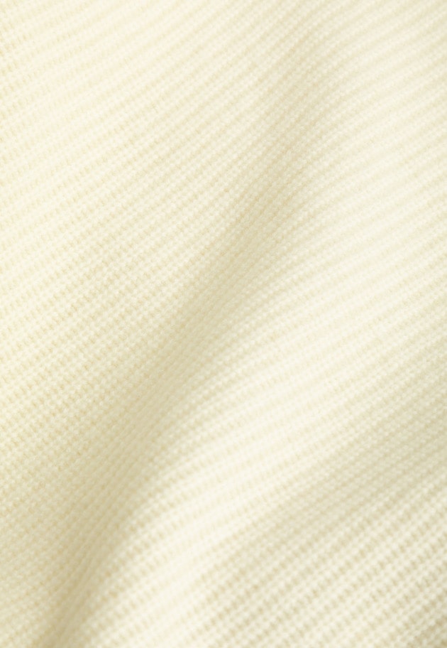 ウールナイロン畦Vネックプルオーバー 詳細画像 Offwhite 2