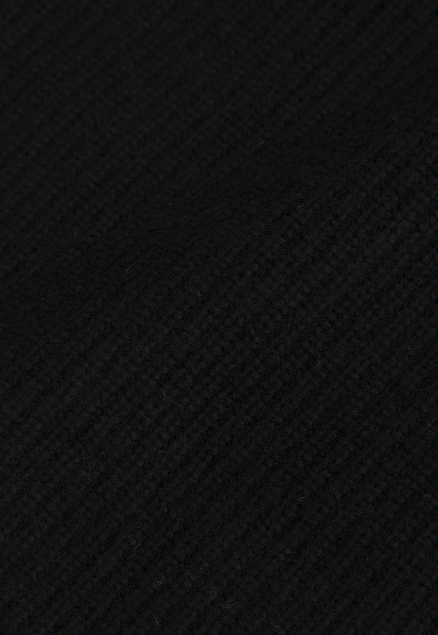 ウールナイロン畦Vネックプルオーバー 詳細画像 Black 6