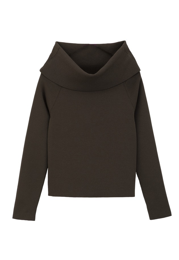 オフショルダープルオーバー 詳細画像 Mocha 5