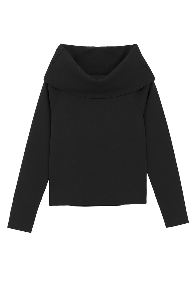 オフショルダープルオーバー 詳細画像 Black 11