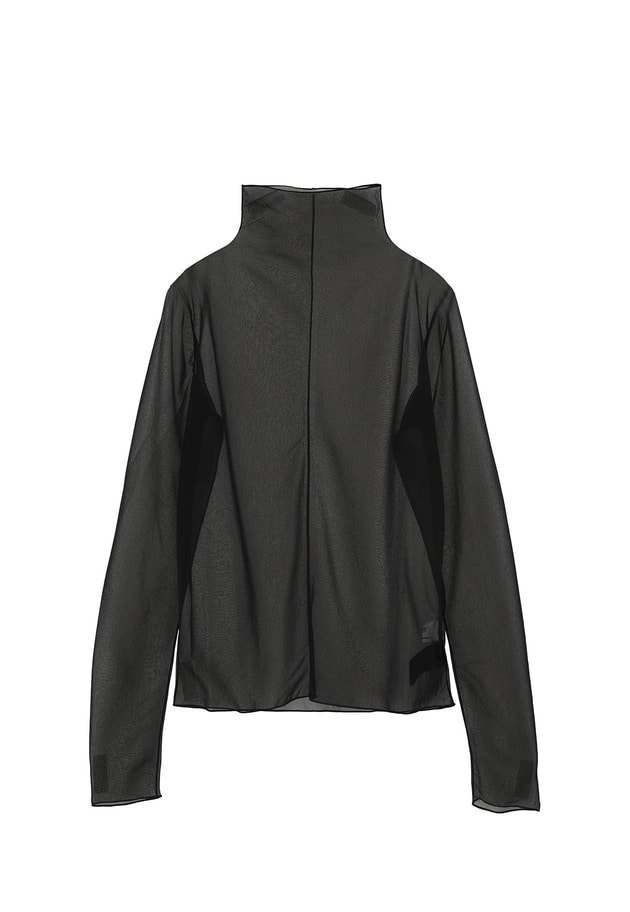 シアーハイネックカットソー 詳細画像 Black 6