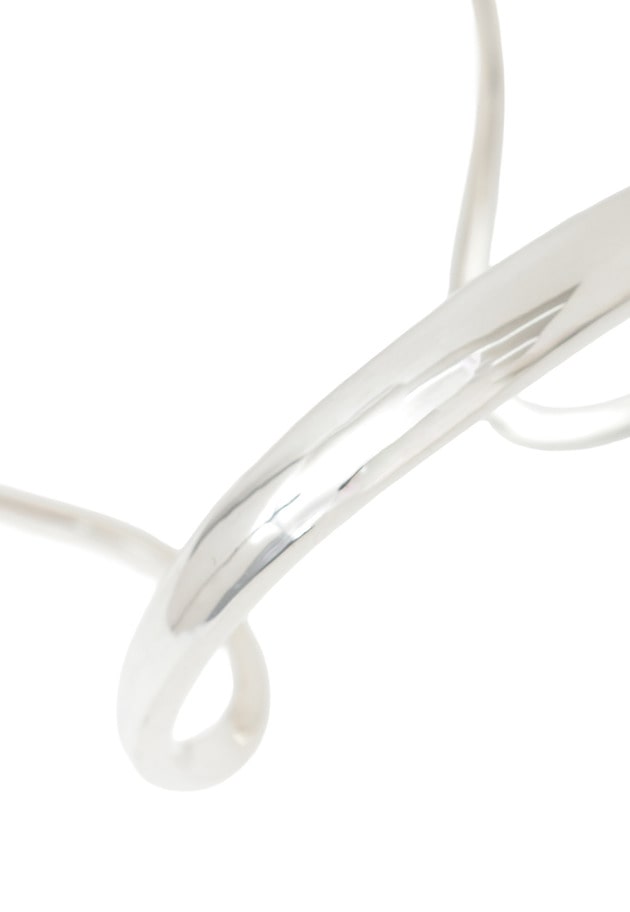 ＜JAMIRAY（ジャミレイ）＞“LINE SCULPT”バングル（シルバー） 詳細画像 Silver 4