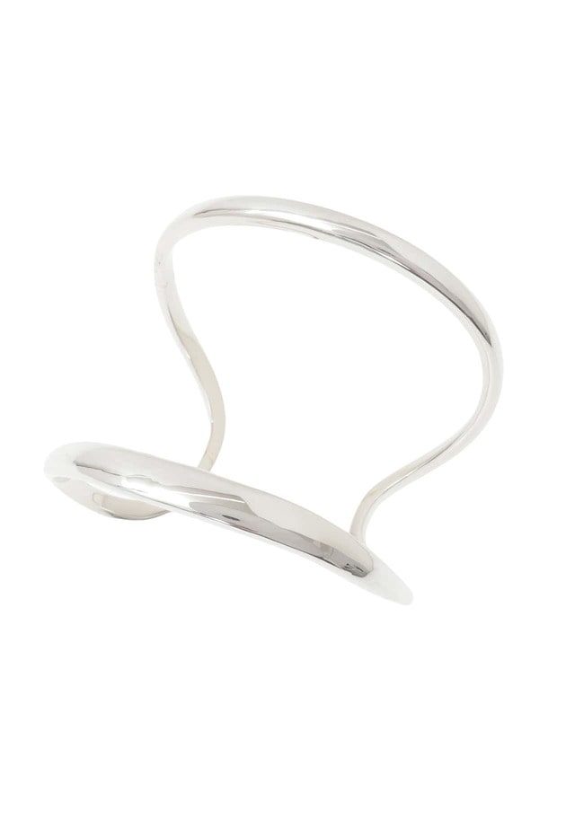 ＜JAMIRAY（ジャミレイ）＞&ldquo;LINE SCULPT&rdquo;バングル（シルバー） 詳細画像 Silver 7
