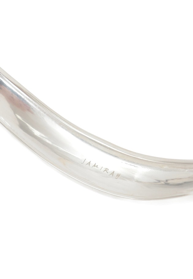 ＜JAMIRAY（ジャミレイ）＞&ldquo;LINE SCULPT&rdquo;バングル（シルバー） 詳細画像 Silver 9