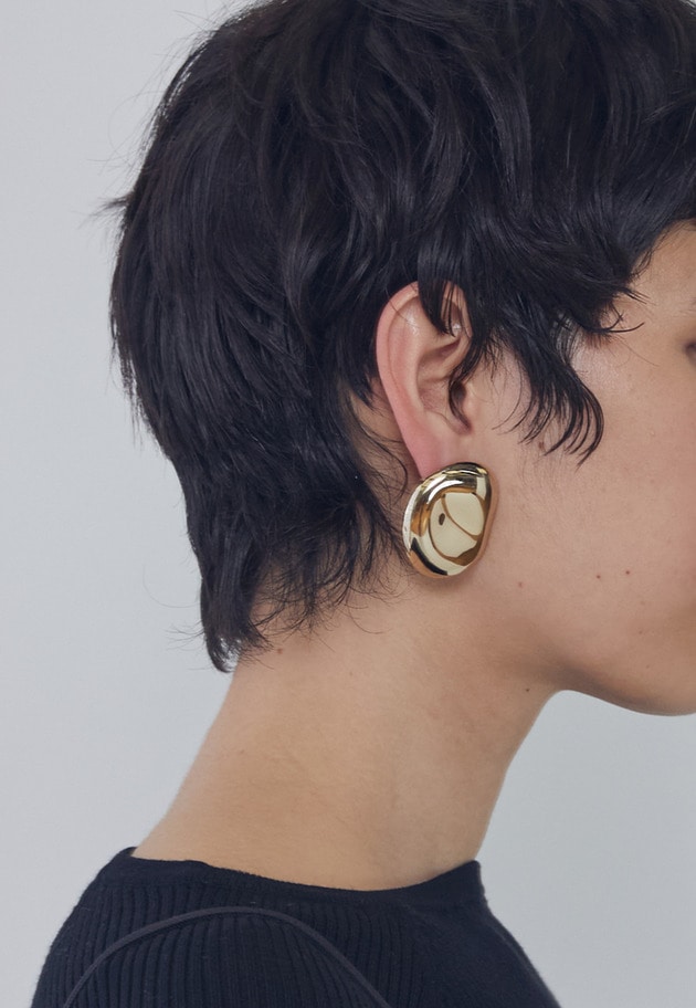 ＜JAMIRAY（ジャミレイ）&ldquo;BEAN MOTIF&rdquo;ピアス（両耳） 詳細画像 Gold 2