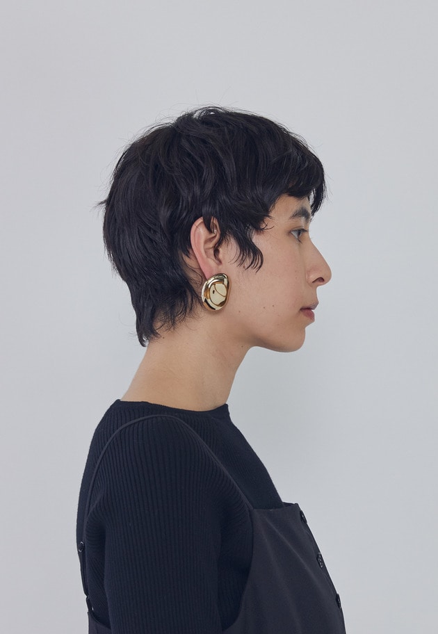 ＜JAMIRAY（ジャミレイ）&ldquo;BEAN MOTIF&rdquo;ピアス（両耳） 詳細画像 Gold 3