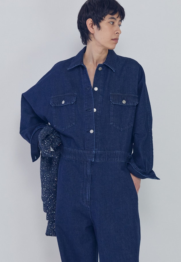 【予約】デニムコンビネゾン 詳細画像 Indigo 5