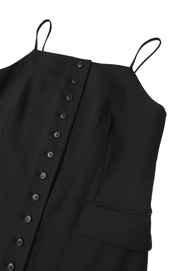フロントボタンワンピース 詳細画像 Black 13