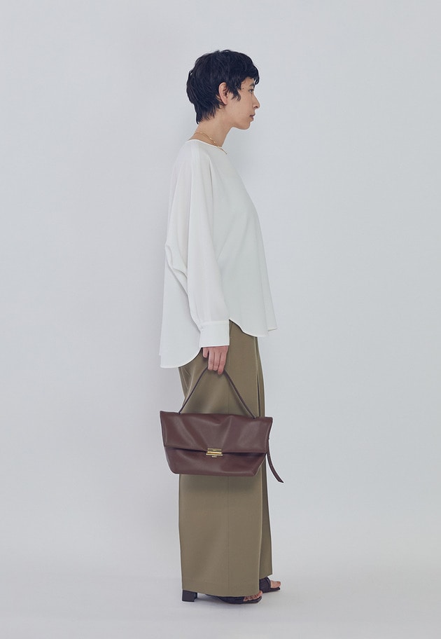 ダブルクロスドルマンブラウス 詳細画像 Offwhite 5