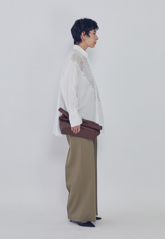 ケミカルレースシャツ 詳細画像 White 5