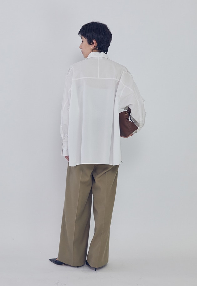 ケミカルレースシャツ 詳細画像 White 6