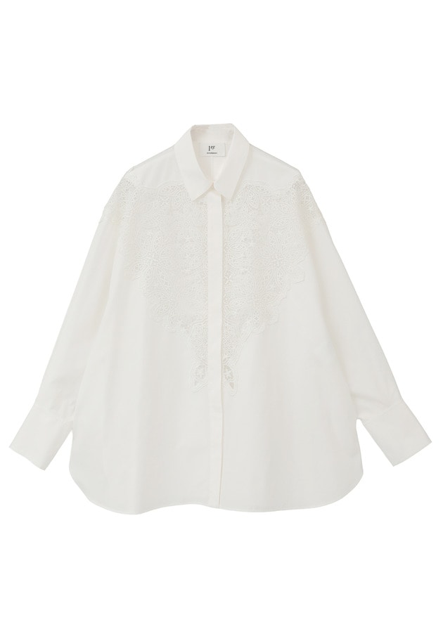 ケミカルレースシャツ 詳細画像 White 7