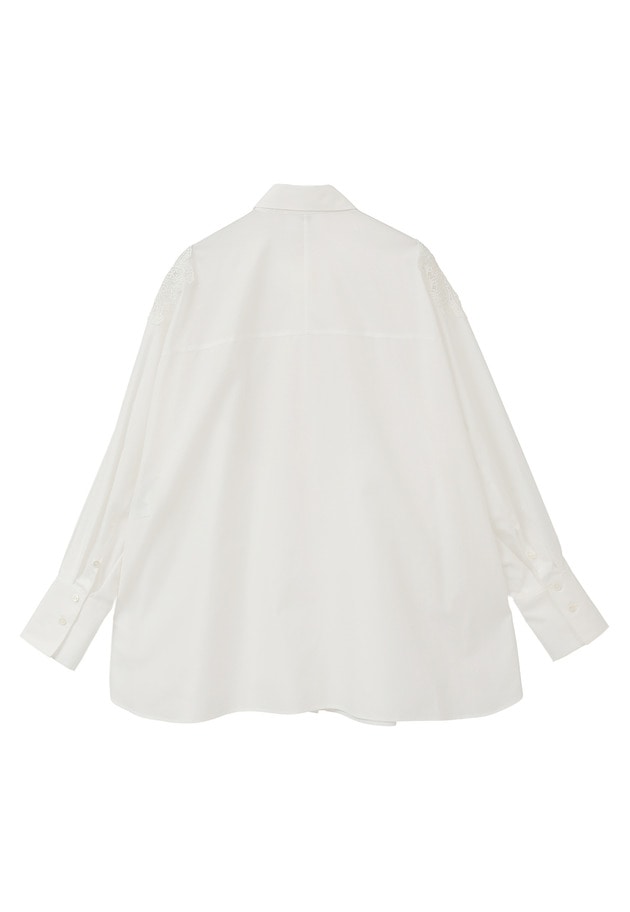 ケミカルレースシャツ 詳細画像 White 8
