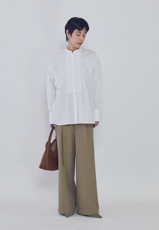 フリルブザムシャツ 詳細画像 Offwhite 3