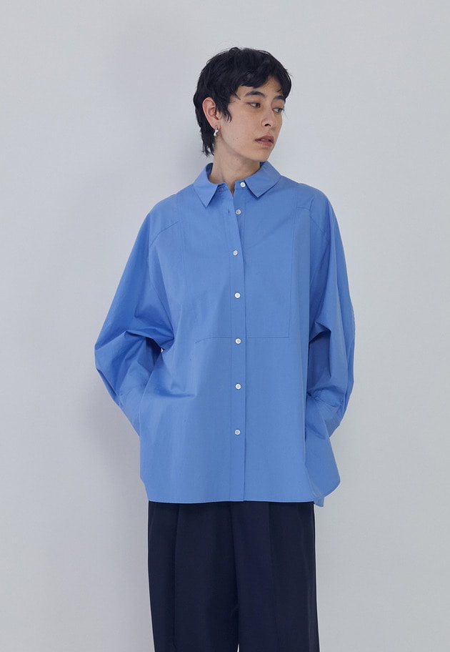 【予約】ブザムシャツ 詳細画像 Sax 1