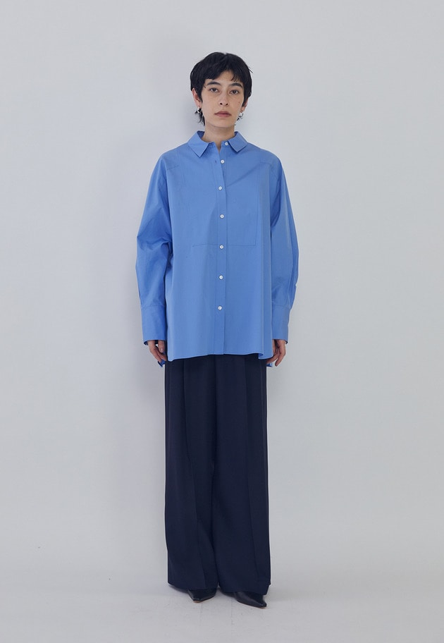 【予約】ブザムシャツ 詳細画像 Sax 3