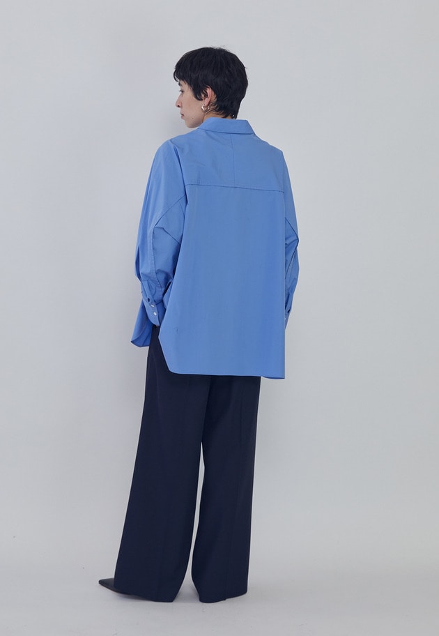 【予約】ブザムシャツ 詳細画像 Sax 4