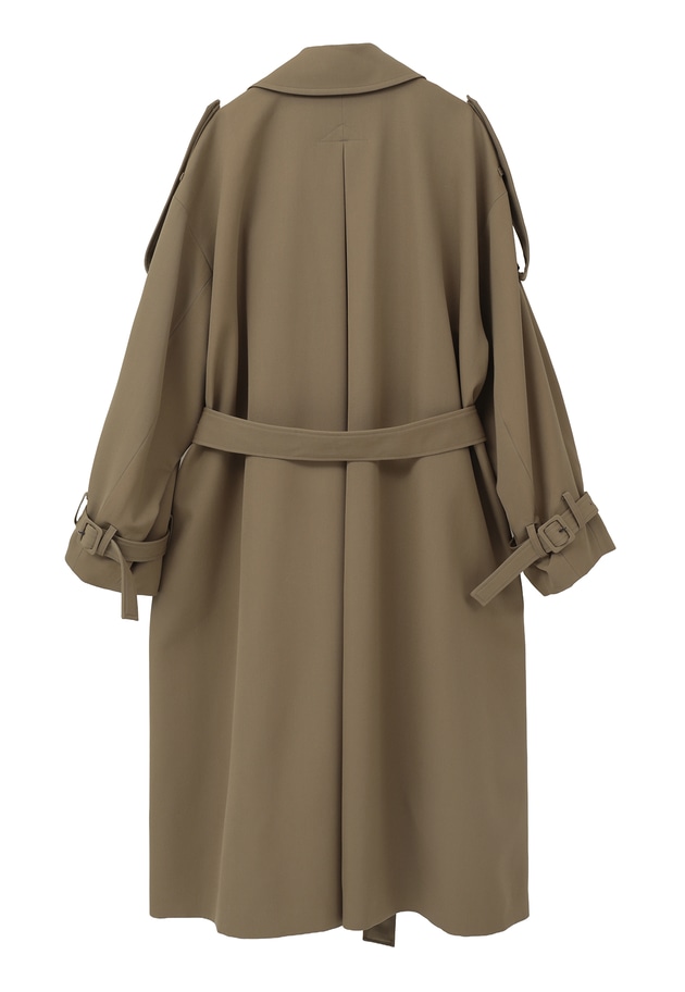 ウールギャバジントレンチコート 詳細画像 Khaki 12