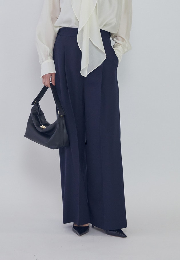 ウールギャバジントラウザー 詳細画像 Navy 1