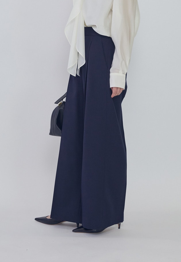 ウールギャバジントラウザー 詳細画像 Navy 2