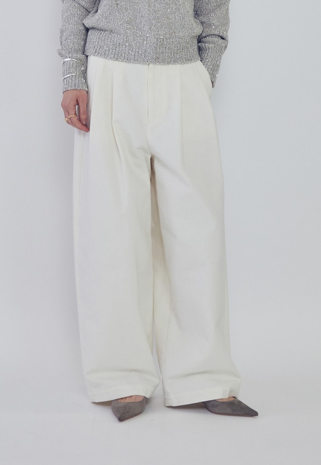 ダッククロスカーブパンツ 詳細画像 Offwhite 1