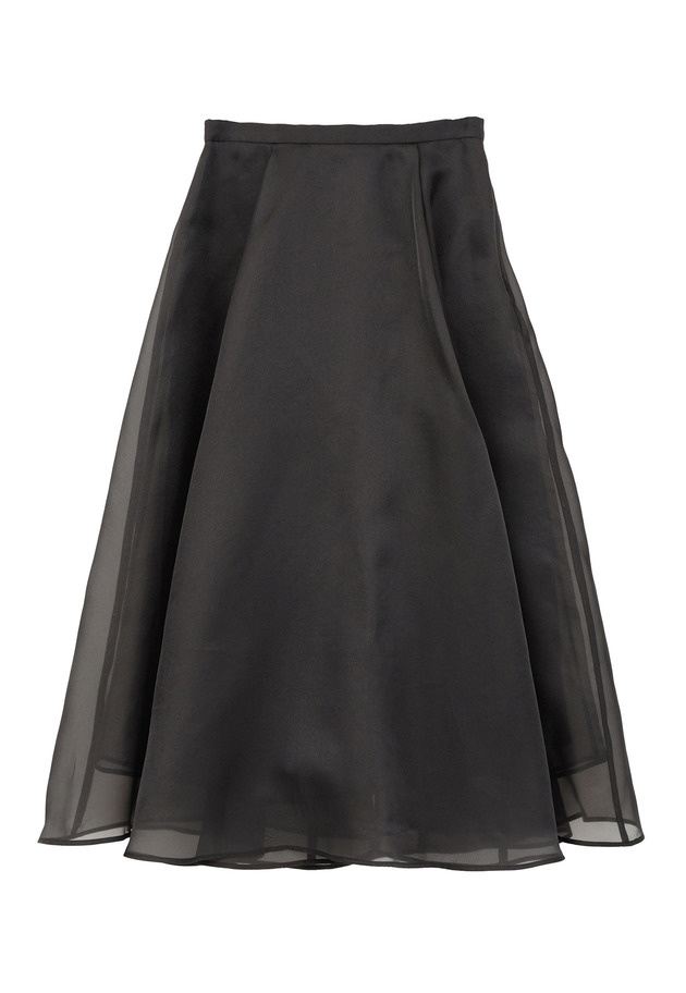 オーガンジースカート 詳細画像 Black 1