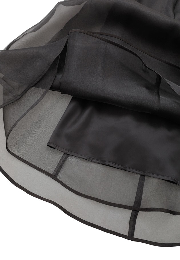 オーガンジースカート 詳細画像 Black 15