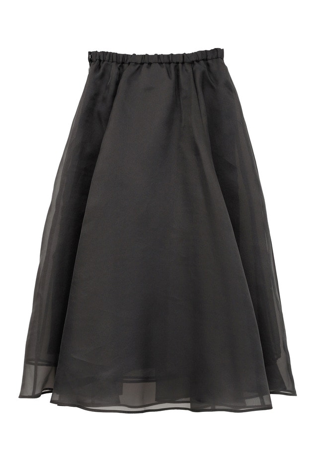 オーガンジースカート 詳細画像 Black 2