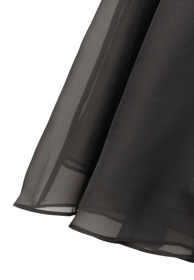 オーガンジースカート 詳細画像 Black 4