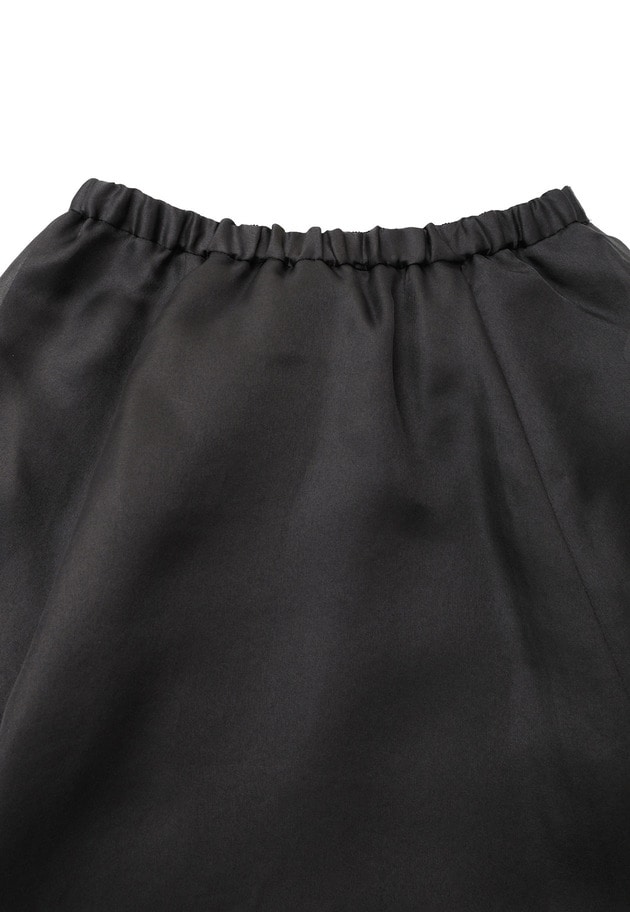 オーガンジースカート 詳細画像 Black 7