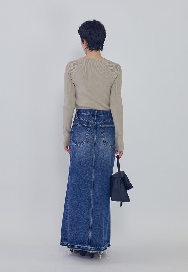 デニムスカート 詳細画像 Indigo 5