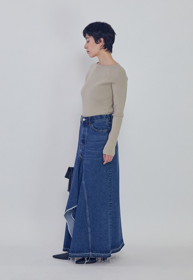 デニムスカート 詳細画像 Indigo 6