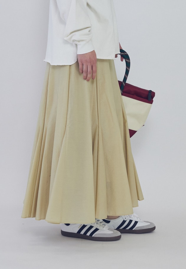 タフタボリュームスカート 詳細画像 Beige 5