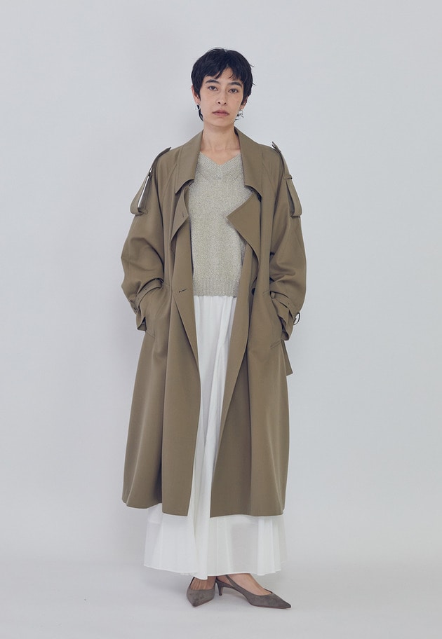 タフタボリュームスカート 詳細画像 White 4