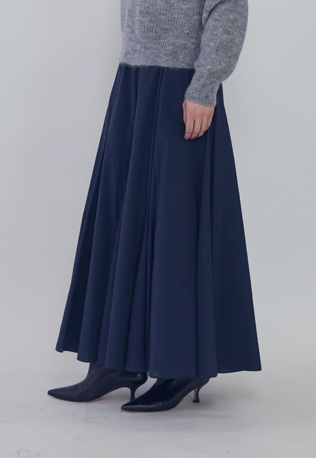 タフタボリュームスカート 詳細画像 Navy 2
