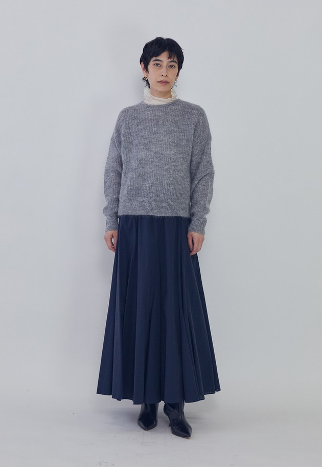 タフタボリュームスカート 詳細画像 Navy 3