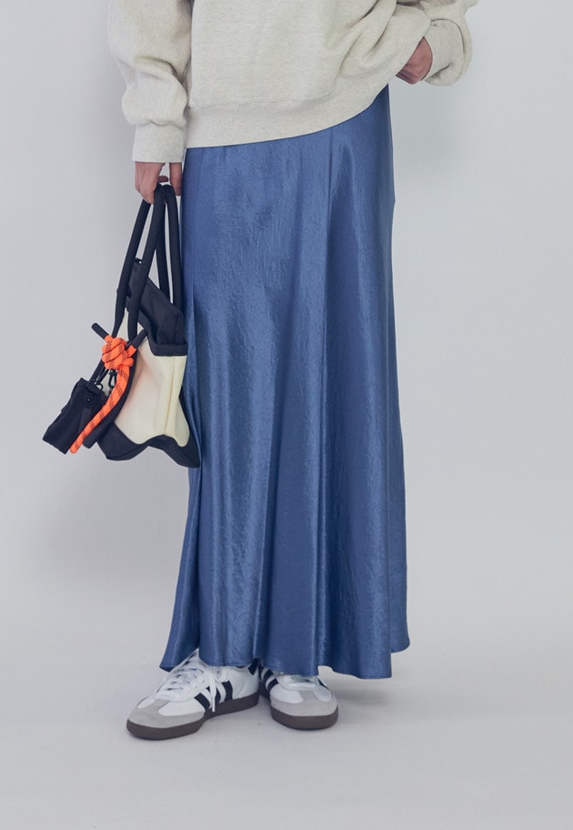 【追加】ヴィンテージサテンスカート 詳細画像 Blue 1