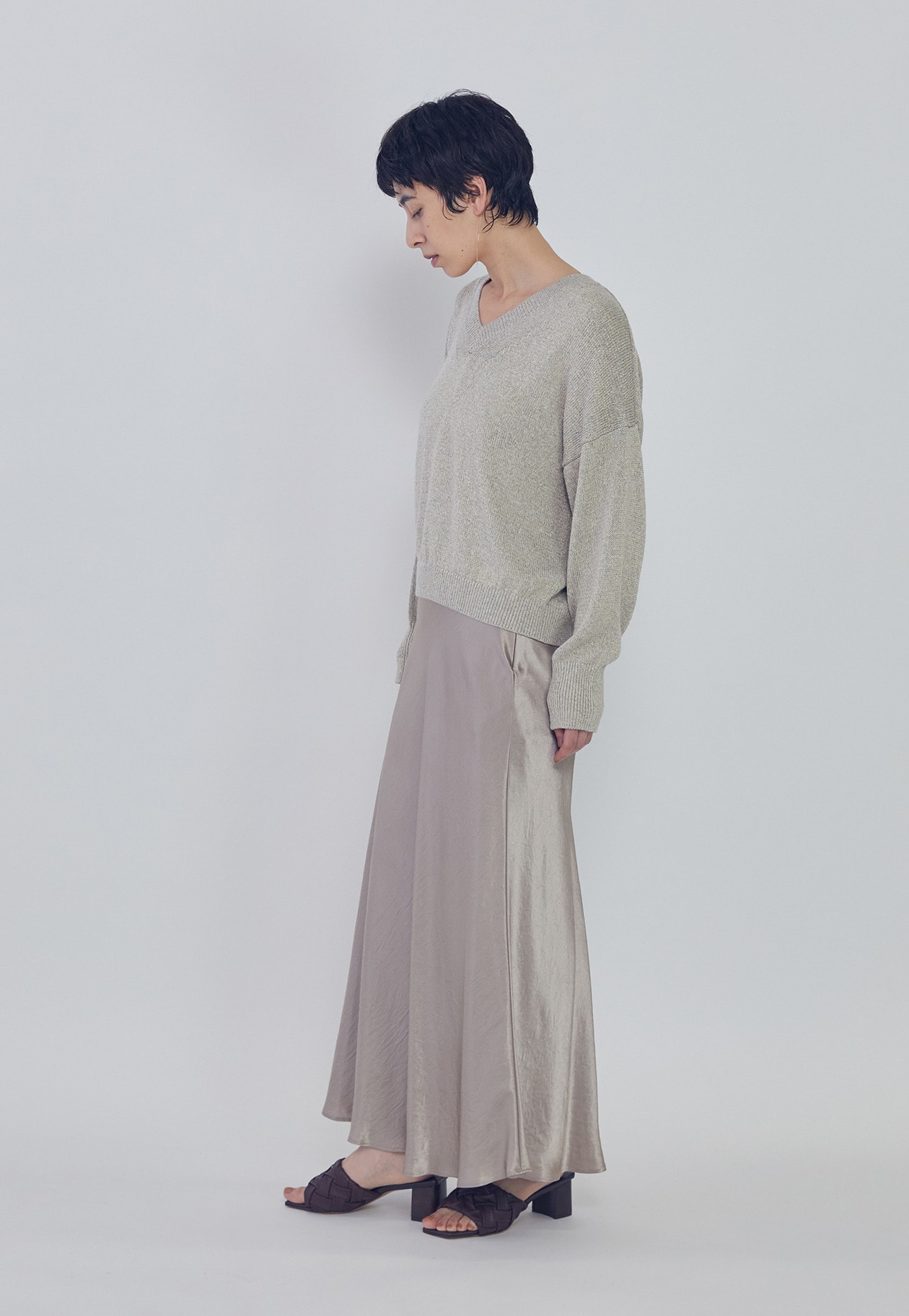 追加】ヴィンテージサテンスカート】｜1er Arrondissement（プルミエ