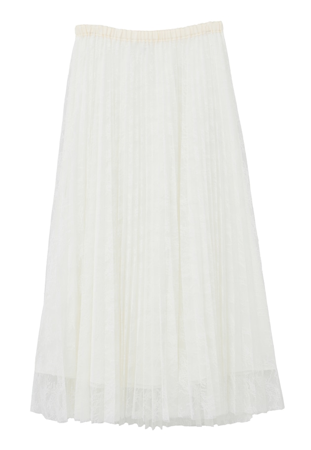 レースアコーディオンスカート 詳細画像 White 11