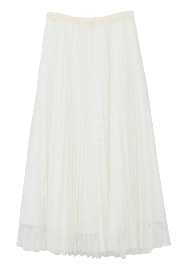 レースアコーディオンスカート 詳細画像 White 12