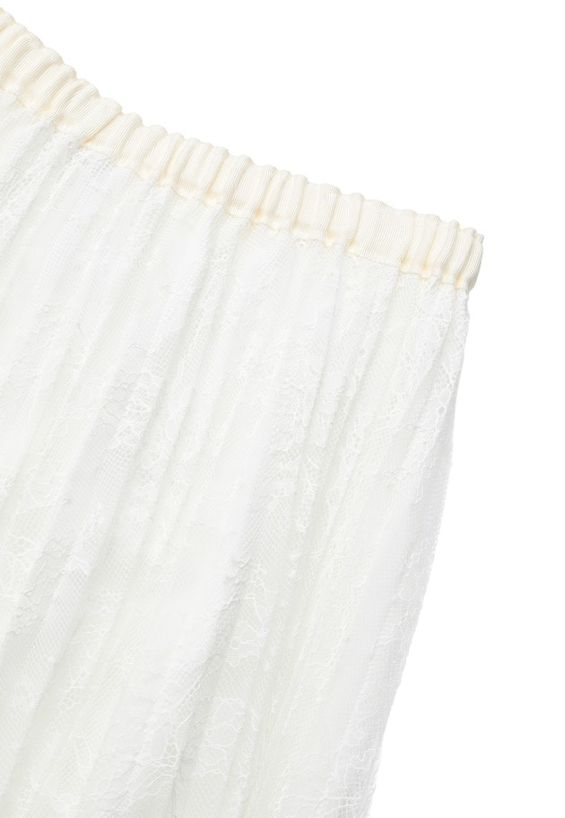 レースアコーディオンスカート 詳細画像 White 18