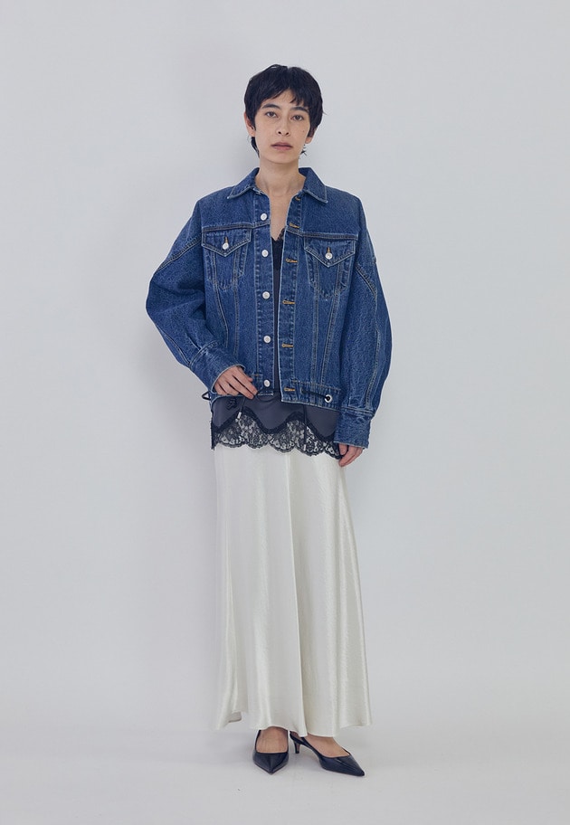 ドルマンデニムジャケット 詳細画像 Indigo 3