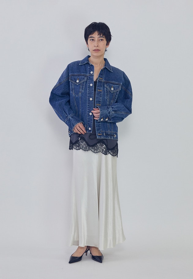 ドルマンデニムジャケット 詳細画像 Indigo 4