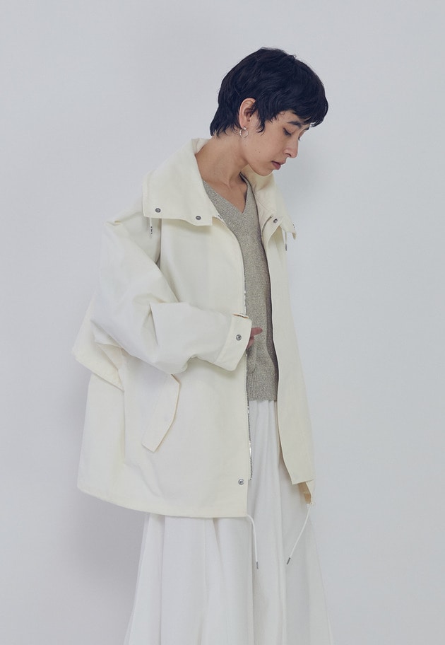＜VACHEMENT&times;1er Arrondissement＞別注グログランスタンドブルゾン 詳細画像 Beige 1
