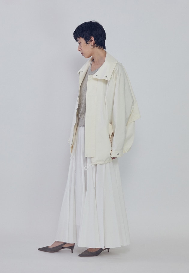 ＜VACHEMENT&times;1er Arrondissement＞別注グログランスタンドブルゾン 詳細画像 Beige 5