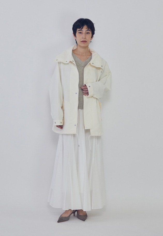 ＜VACHEMENT&times;1er Arrondissement＞別注グログランスタンドブルゾン 詳細画像 Beige 8