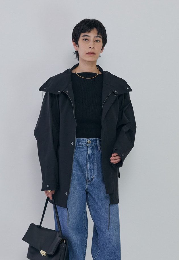 ＜VACHEMENT&times;1er Arrondissement＞別注グログランスタンドブルゾン 詳細画像 Black 1