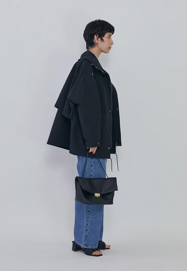 ＜VACHEMENT&times;1er Arrondissement＞別注グログランスタンドブルゾン 詳細画像 Black 4