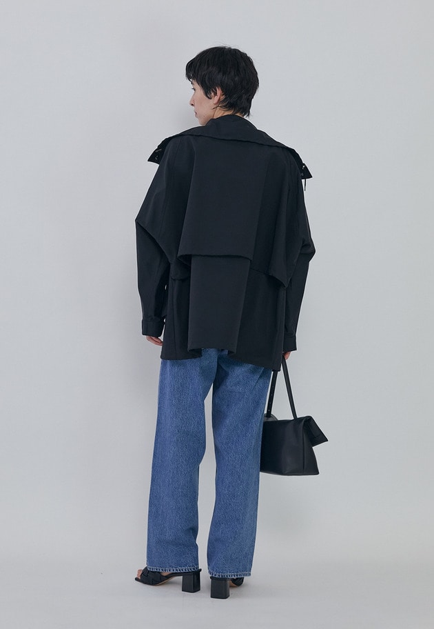 ＜VACHEMENT&times;1er Arrondissement＞別注グログランスタンドブルゾン 詳細画像 Black 5