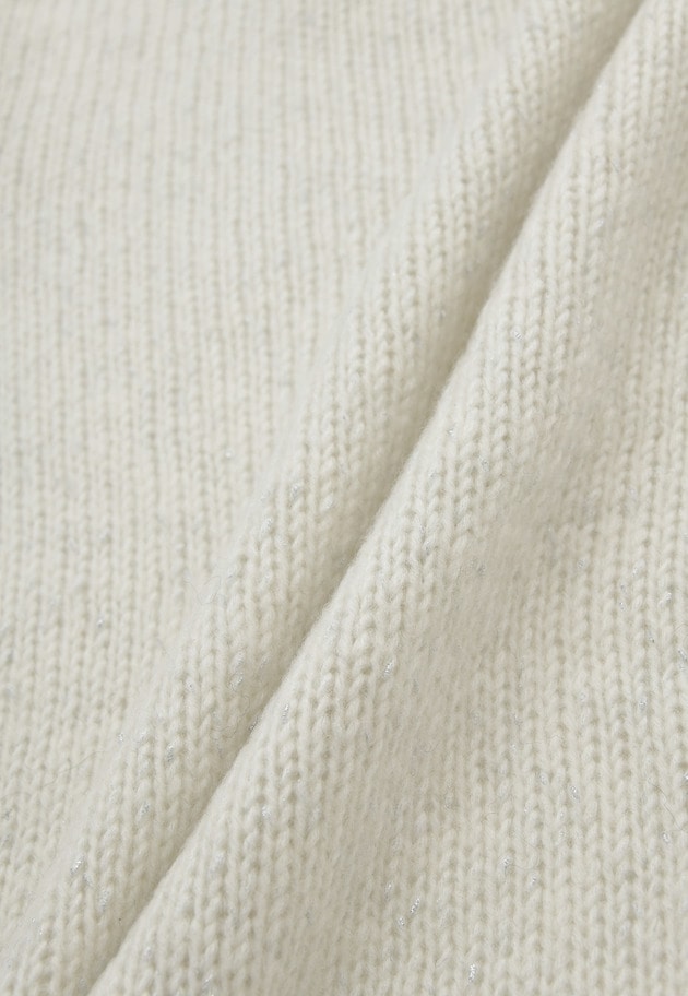 ラメノットウールスリットニット 詳細画像 Offwhite 6